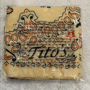 NWT Tito’s Bandana